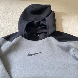 Nike pro black/grey hoodie sweatshirt men medium